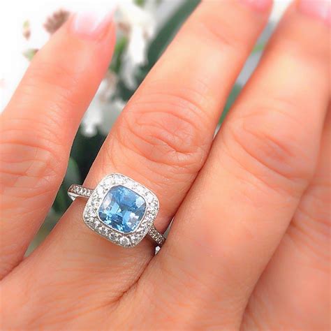 tiffany legacy aquamarine ring replica|vintage tiffany aquamarine ring.